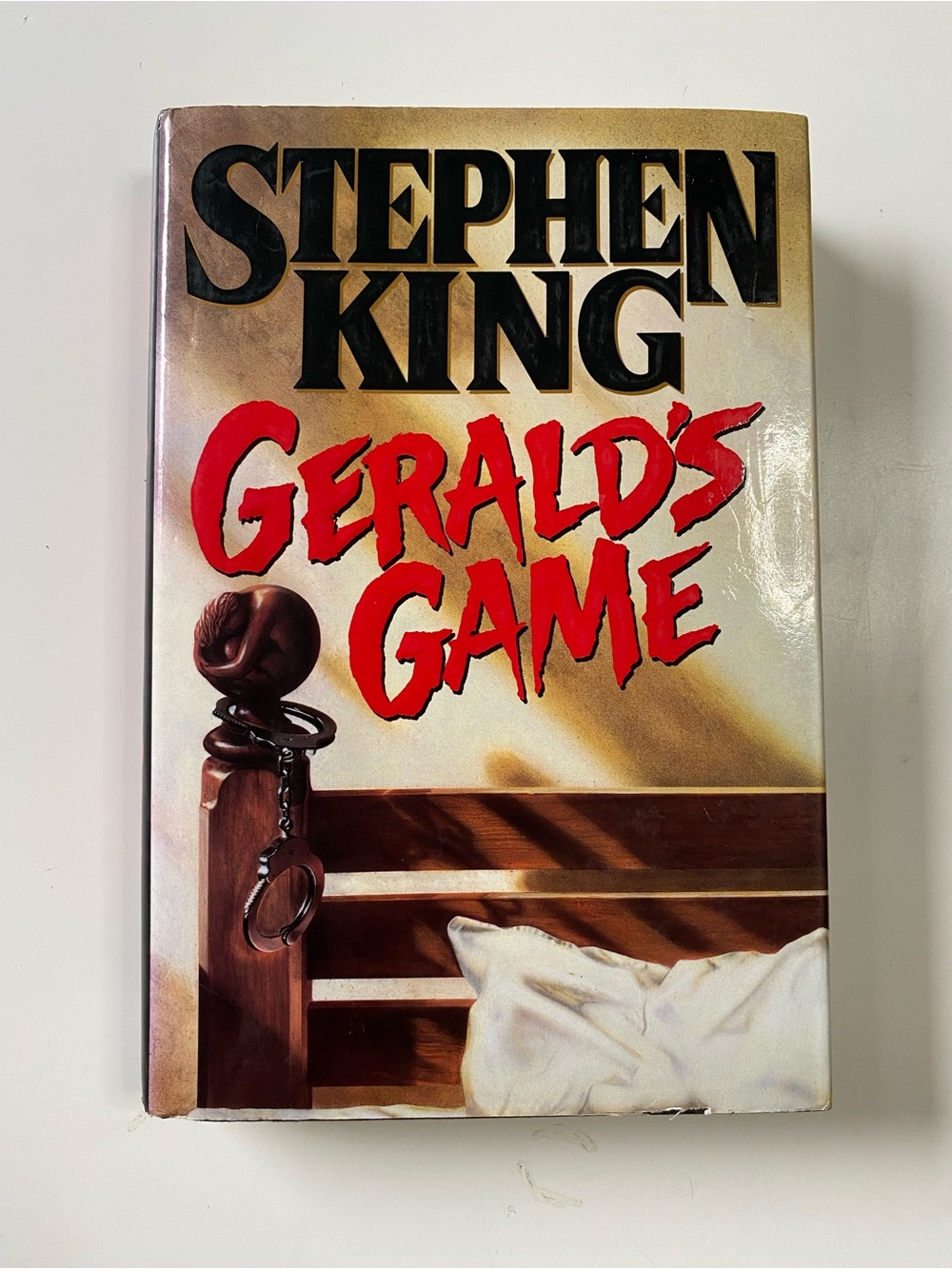 Gerald's Game by Stephen King (HCDJ, 1992) Viking 1st edition 1st print